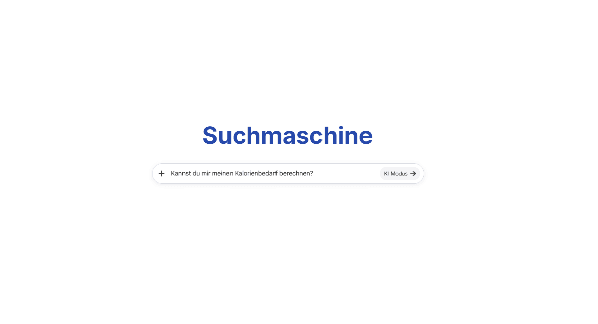 Warum ein Kalorienrechner nicht ausreicht